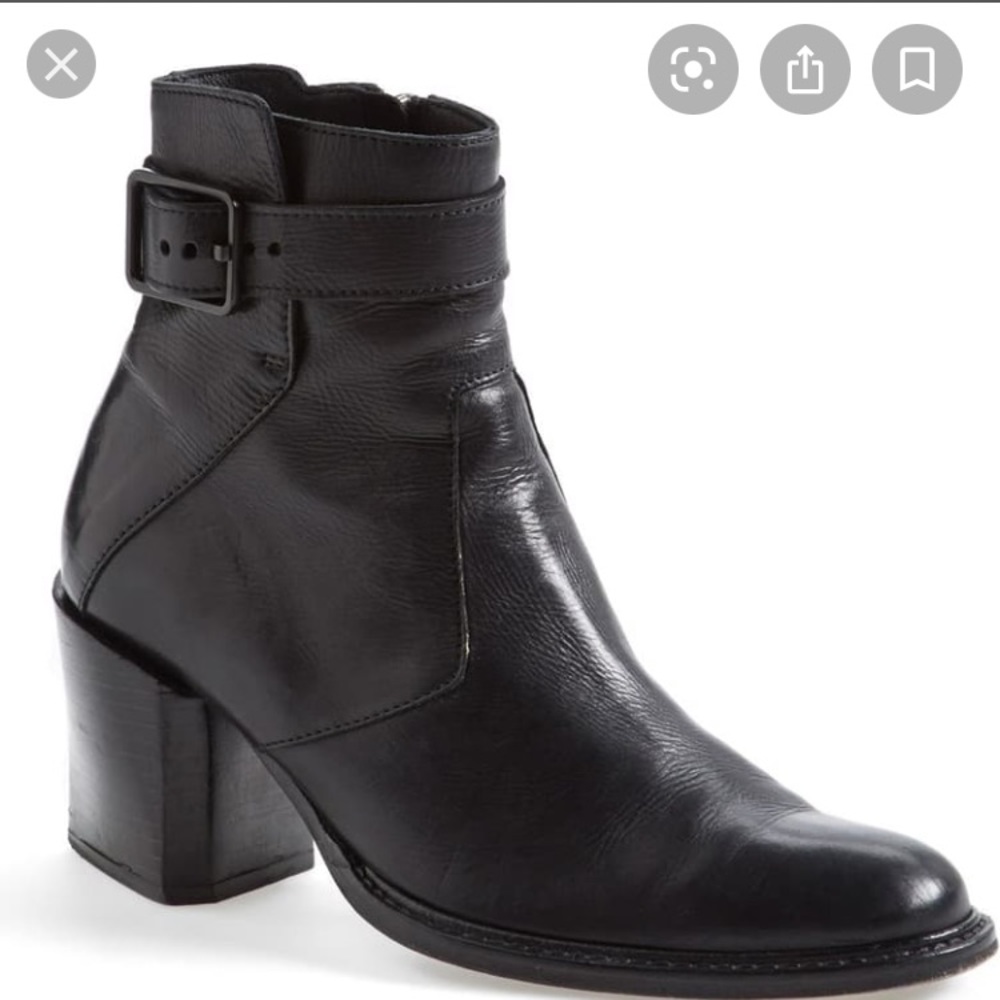 Helmut Lang buckle boot